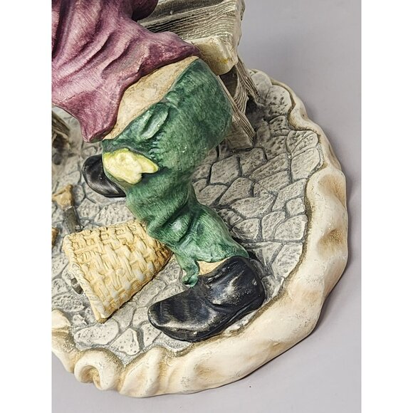 Vintage Artisan Figurine Of Worker With Bench & Tools Signed Antonio Costa - Picture 9 of 16